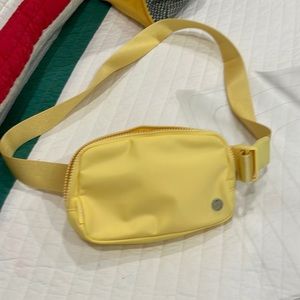 LuluLemon Yellow Crossbody Bag